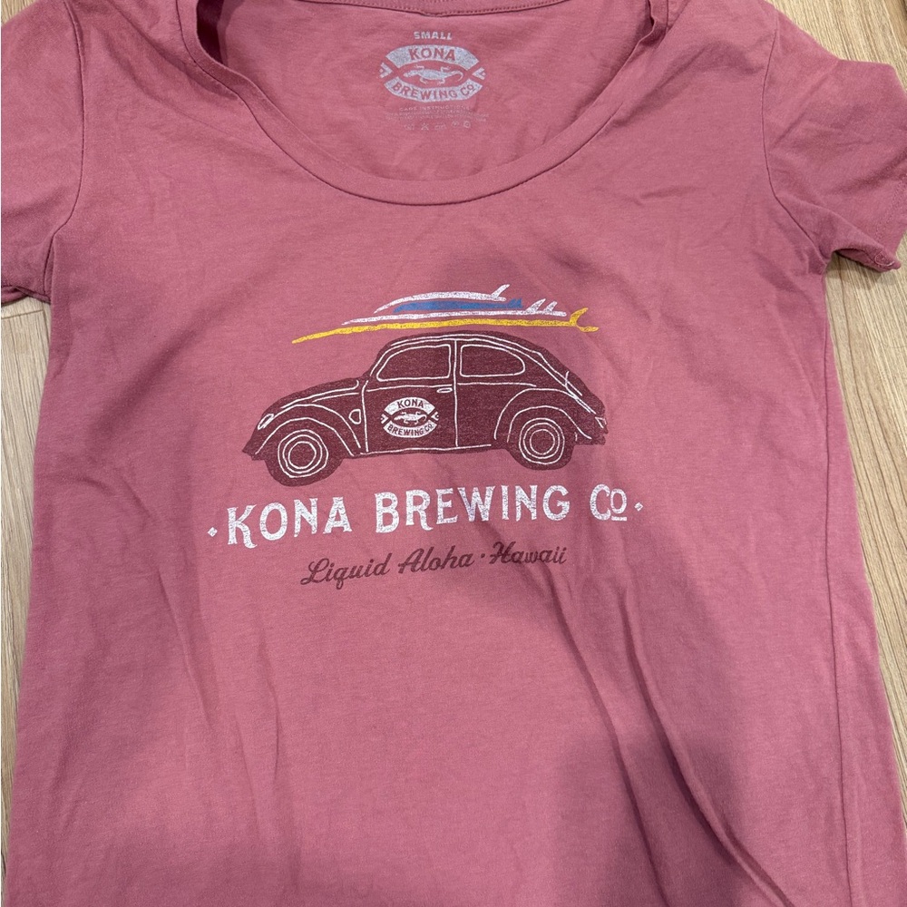 Kona Brewing Co. Pink Graphic Tee